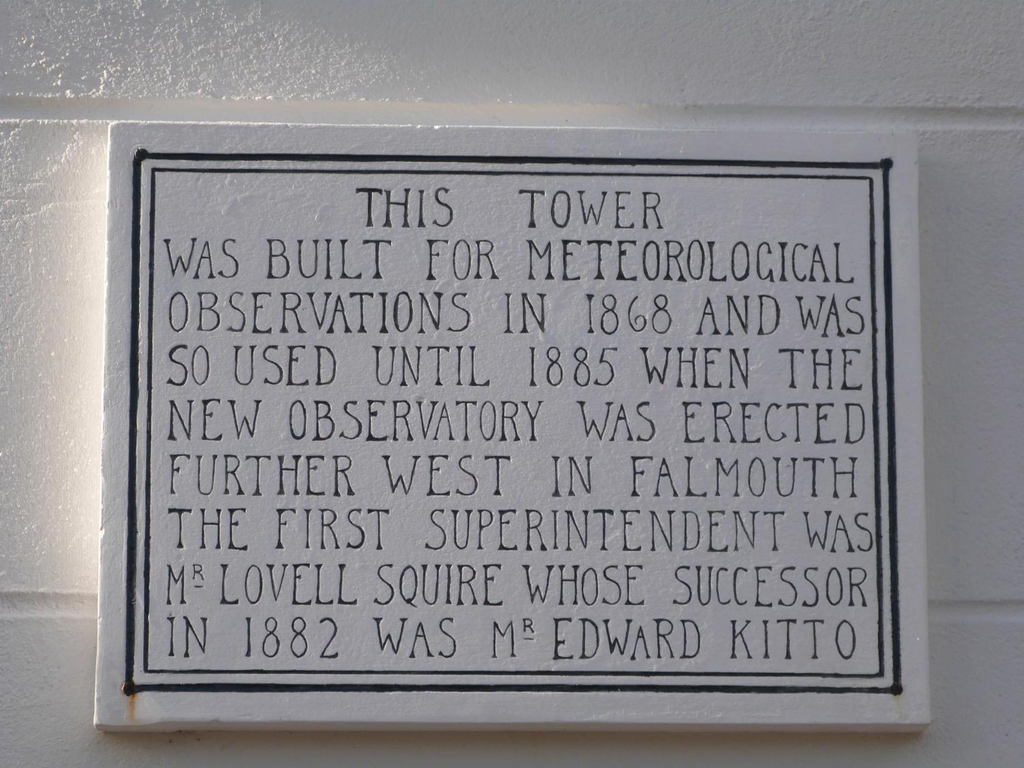 The Observatory Tower Falmouth Exterior foto